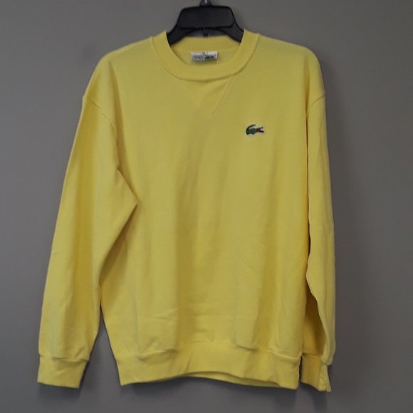 lacoste yellow jumper